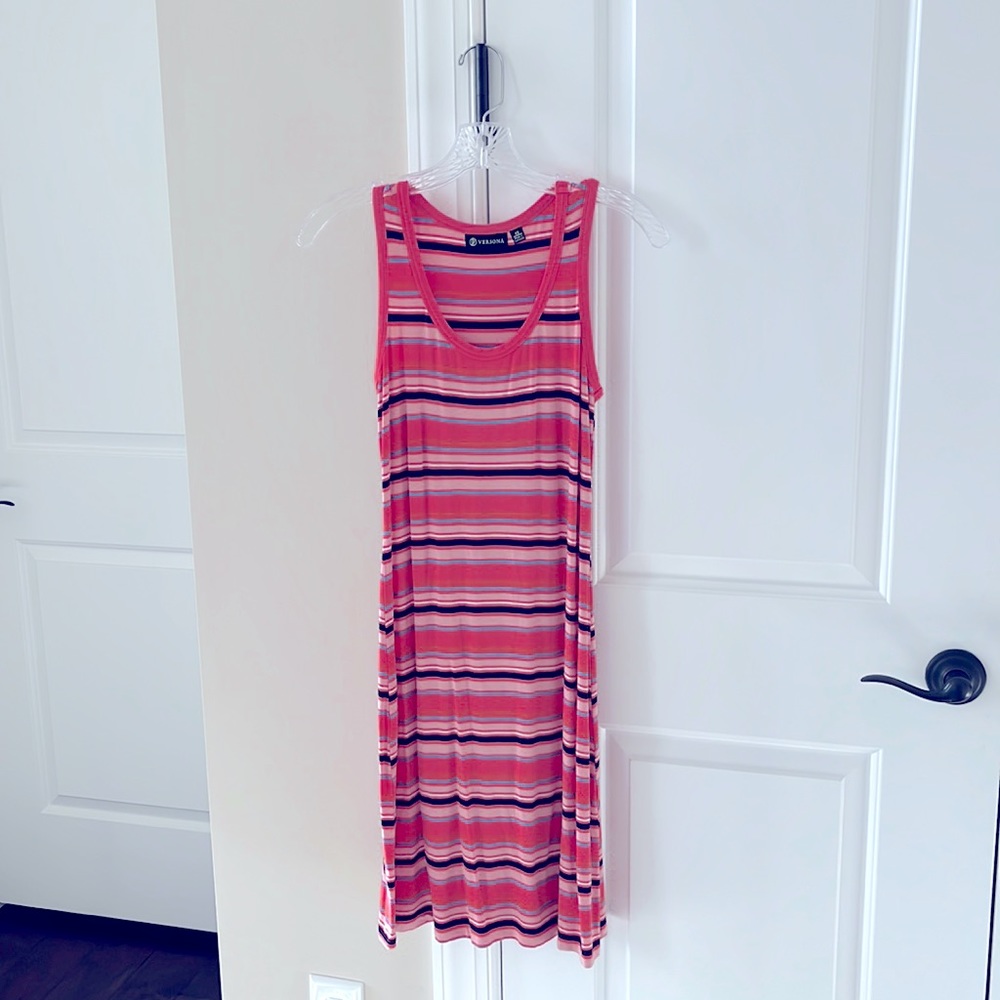 Striped tank dress by Versona